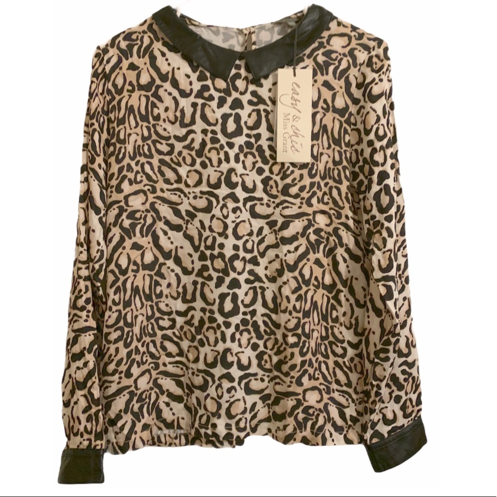 NEW Made in Italy Blouse Miss Grant Blouse NEW WITH TAGS Women Size M